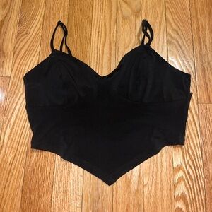 Black bandana style top